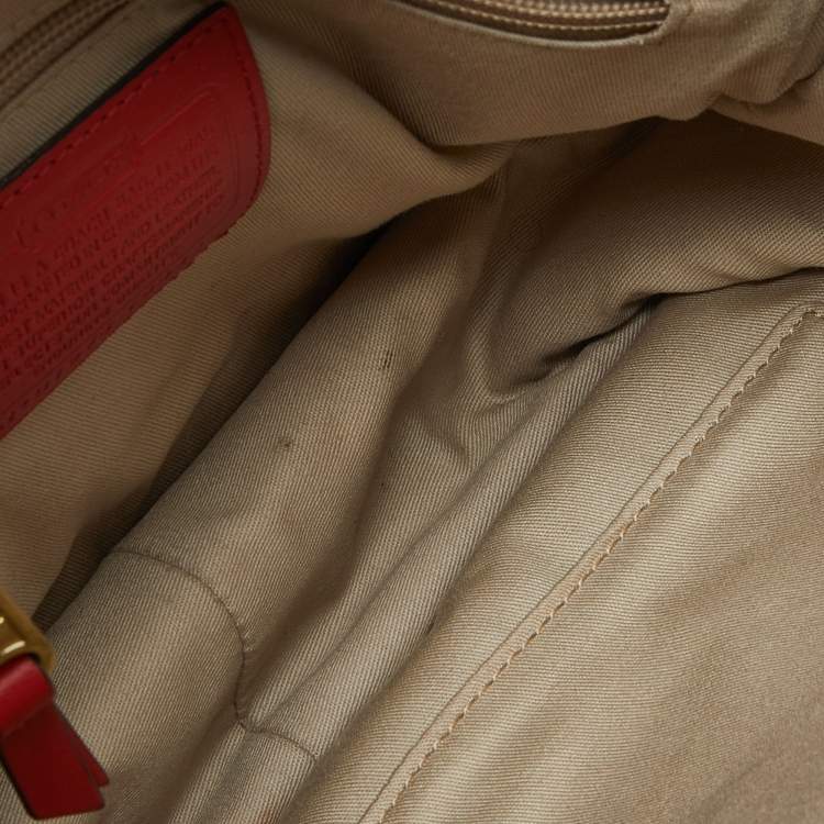 Pre Owned Coach Multicolour Leather Turnlock Flap Crossbody Bag