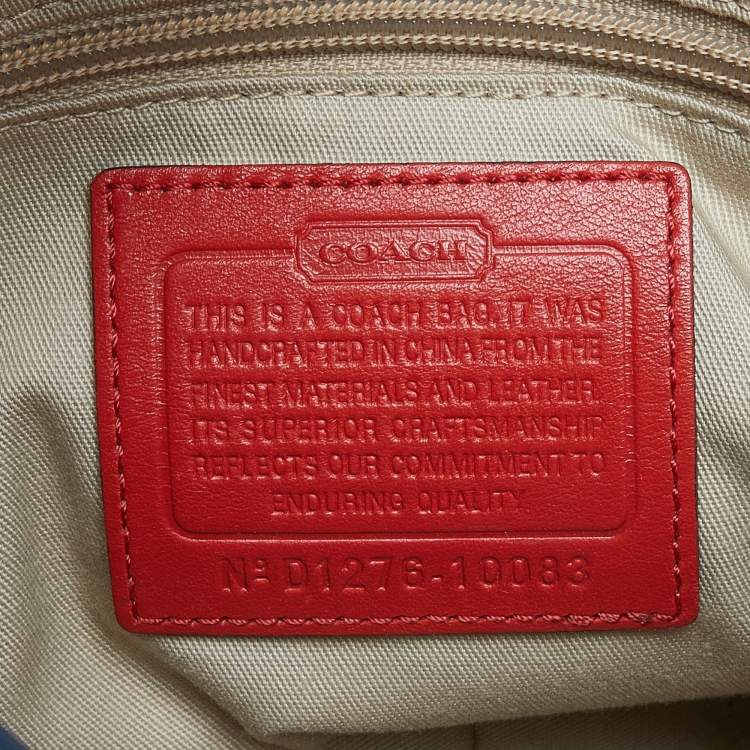 Pre Owned Coach Multicolour Leather Turnlock Flap Crossbody Bag