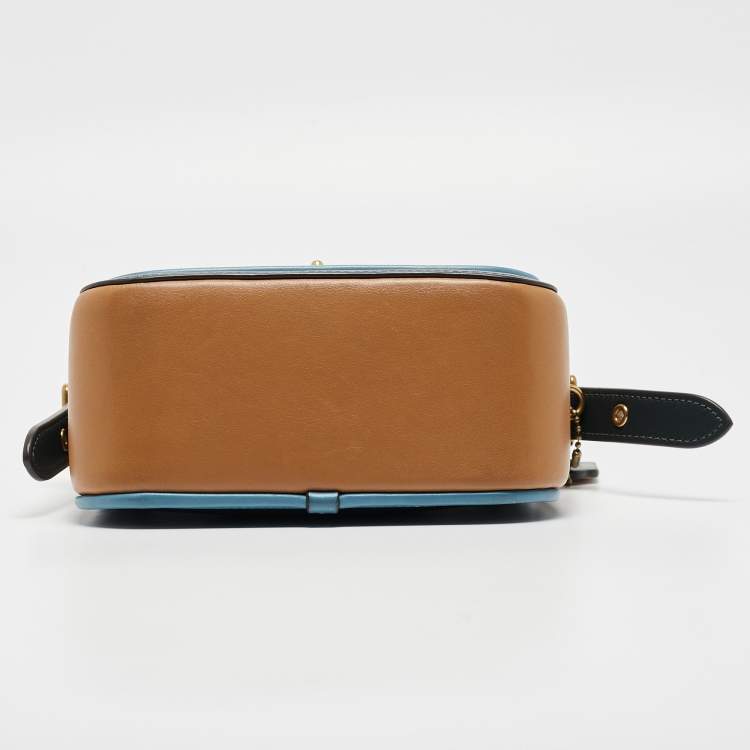 مملوكة مسبقًا Coach Multicolor Leather Colorblock Rambler 16 Crossbody Bag