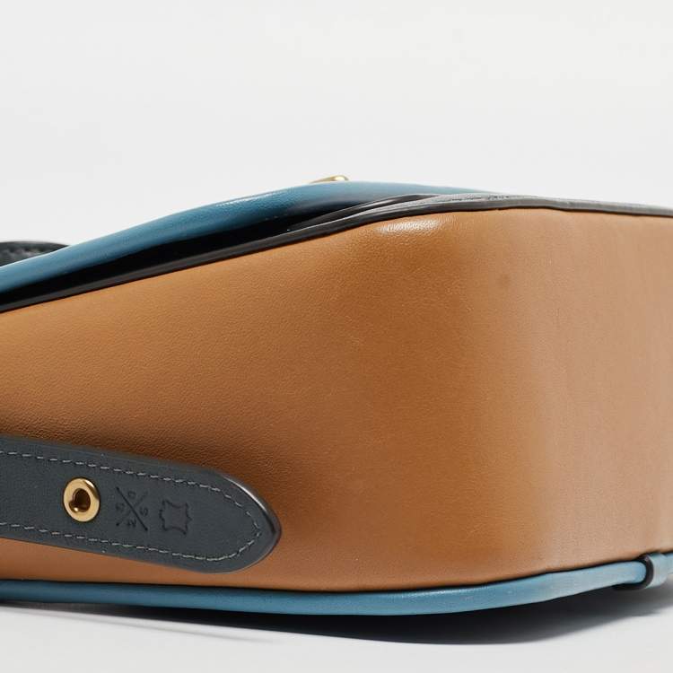 مملوكة مسبقًا Coach Multicolor Leather Colorblock Rambler 16 Crossbody Bag