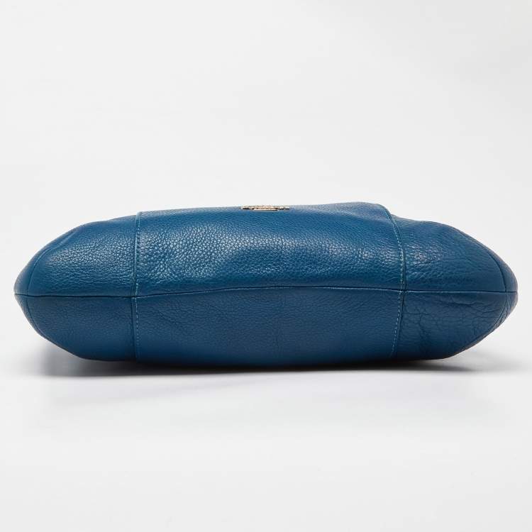 Pre Owned Coach Blue Leather Isabelle East West Hobo