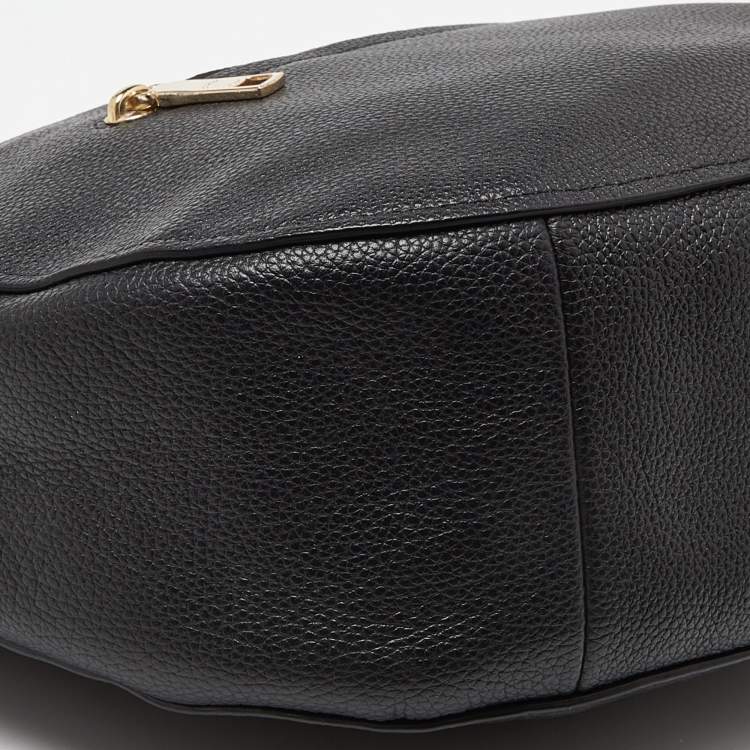 Pre Owned Coach Black Leather Chelsea Hobo
