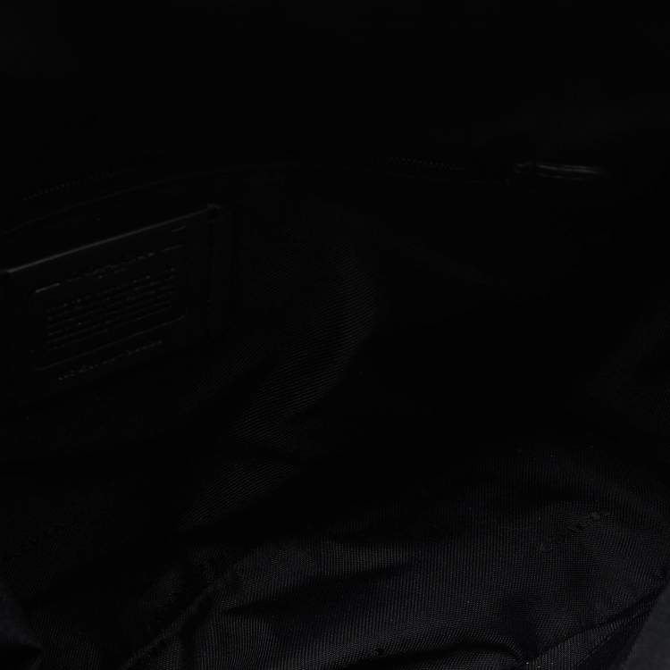 Pre Owned Coach Black Leather Chelsea Hobo