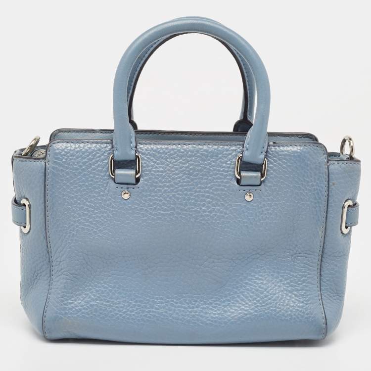 Pre Owned Coach Blue Leather Swagger 20 Tote