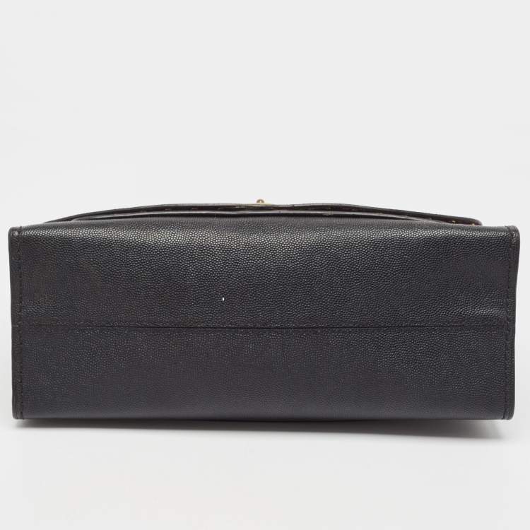 Pre Owned Coach Black Leather Rivets Parker Crossbody Bag