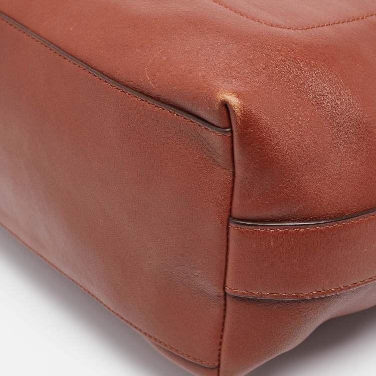 مملوكة مسبقًا Coach Dark Brown Leather Legacy Tassel Crossbody Bag
