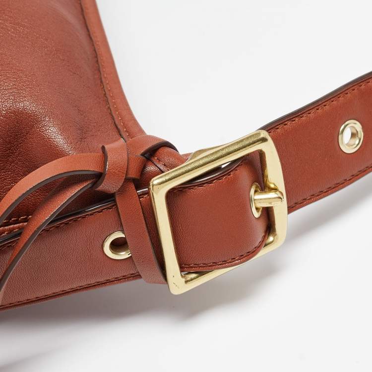 مملوكة مسبقًا Coach Dark Brown Leather Legacy Tassel Crossbody Bag