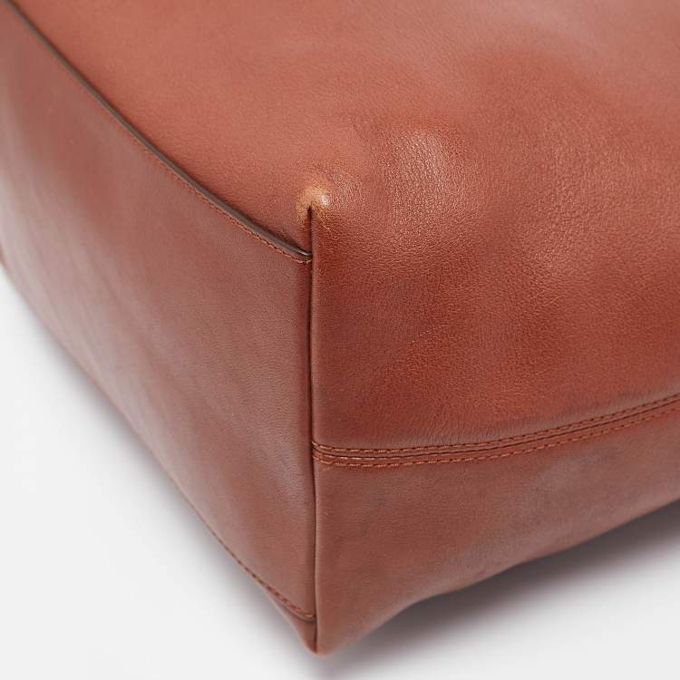 مملوكة مسبقًا Coach Dark Brown Leather Legacy Tassel Crossbody Bag
