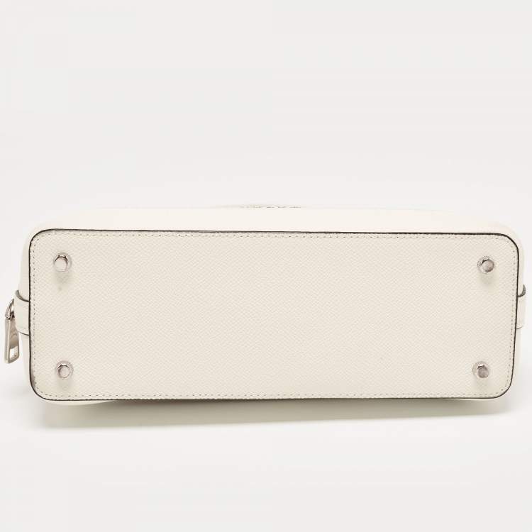 Pre Owned Coach Off White Leather Mini Sierra Satchel