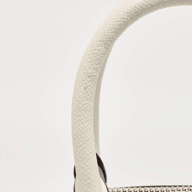 Pre Owned Coach Off White Leather Mini Sierra Satchel