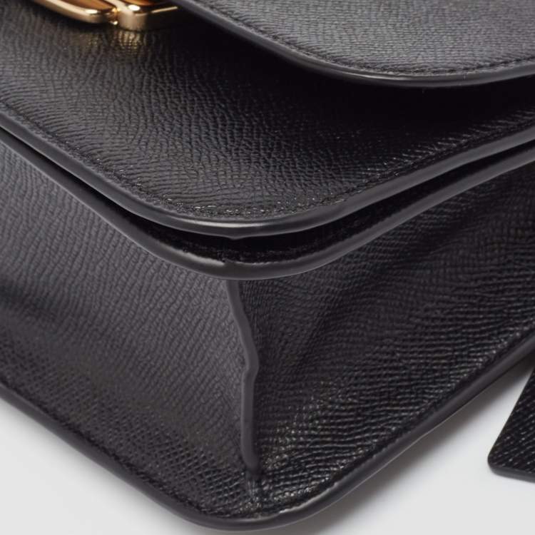 مملوكة مسبقًا Coach Black Leather Mini Brynn Crossbody Bag