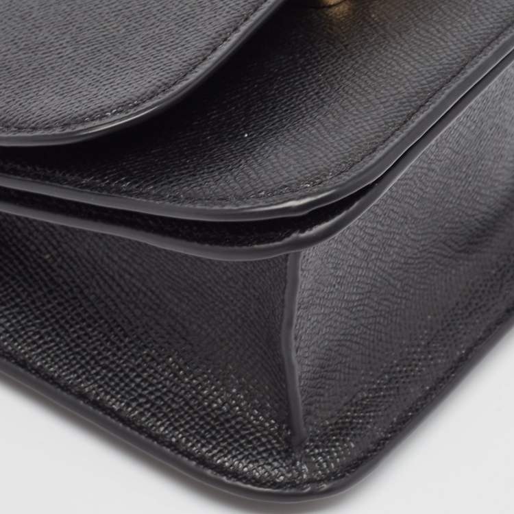 مملوكة مسبقًا Coach Black Leather Mini Brynn Crossbody Bag
