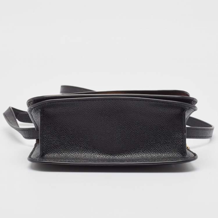 مملوكة مسبقًا Coach Black Leather Mini Brynn Crossbody Bag