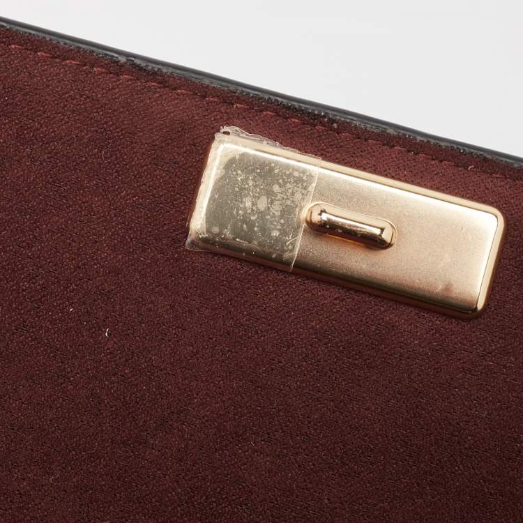 مملوكة مسبقًا Coach Black Leather Mini Brynn Crossbody Bag