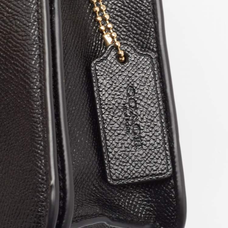 مملوكة مسبقًا Coach Black Leather Mini Brynn Crossbody Bag
