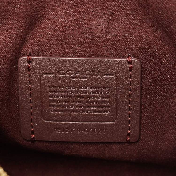 مملوكة مسبقًا Coach Black Leather Mini Brynn Crossbody Bag