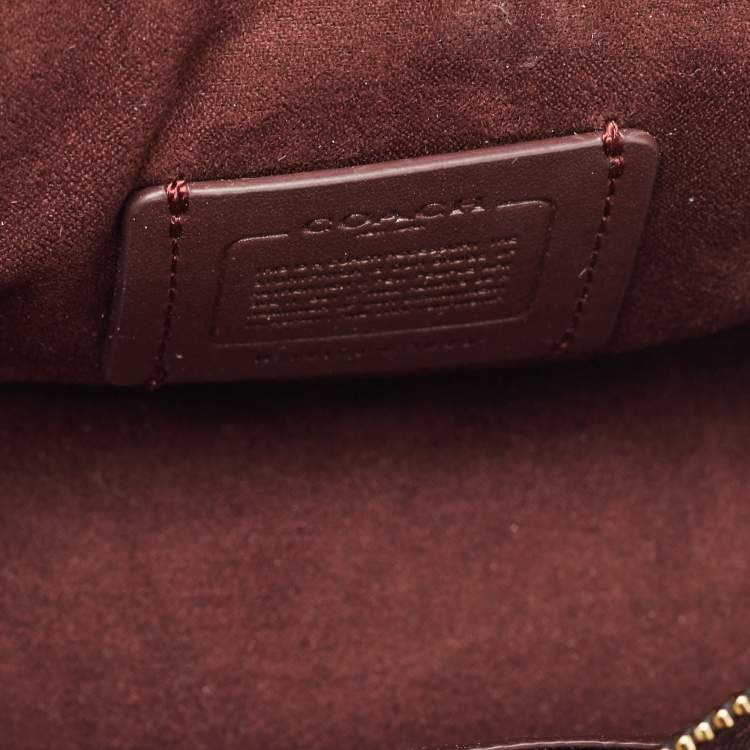مملوكة مسبقًا Coach Black Leather Mini Brynn Crossbody Bag