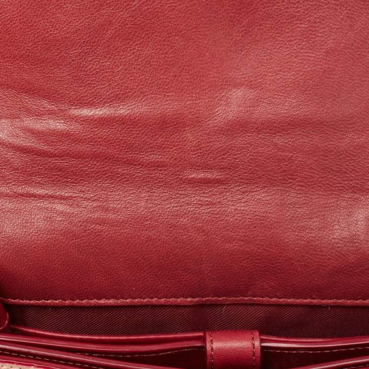 Pre Owned Coach Multicolor Leather Small Swagger Shoulder Bag