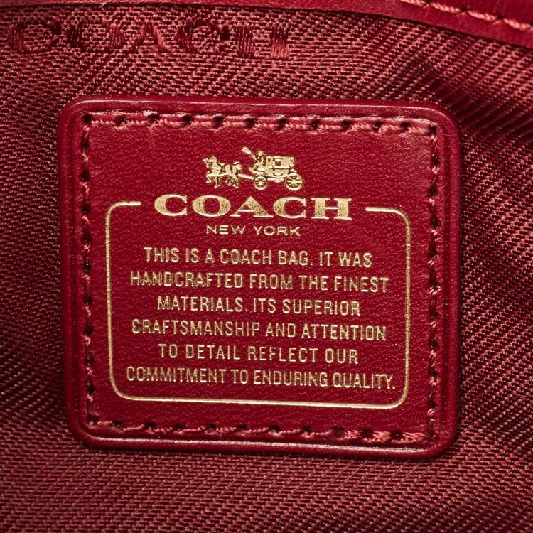 Pre Owned Coach Multicolor Leather Small Swagger Shoulder Bag