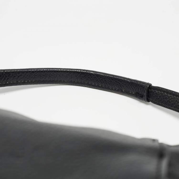Pre Owned Coach Black Leather Scout Hobo