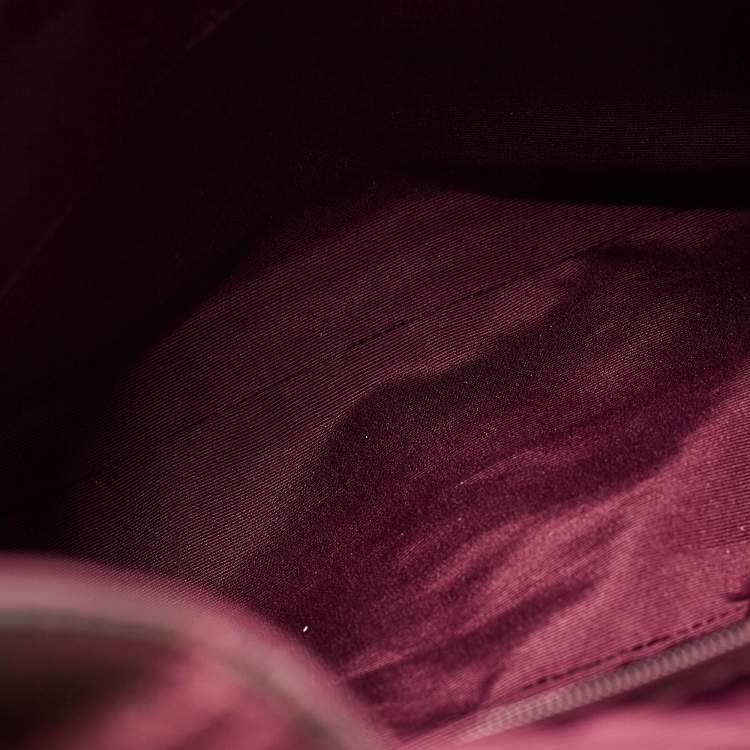 مملوكة مسبقًا Coach Burgundy Leather Drawstring Backpack
