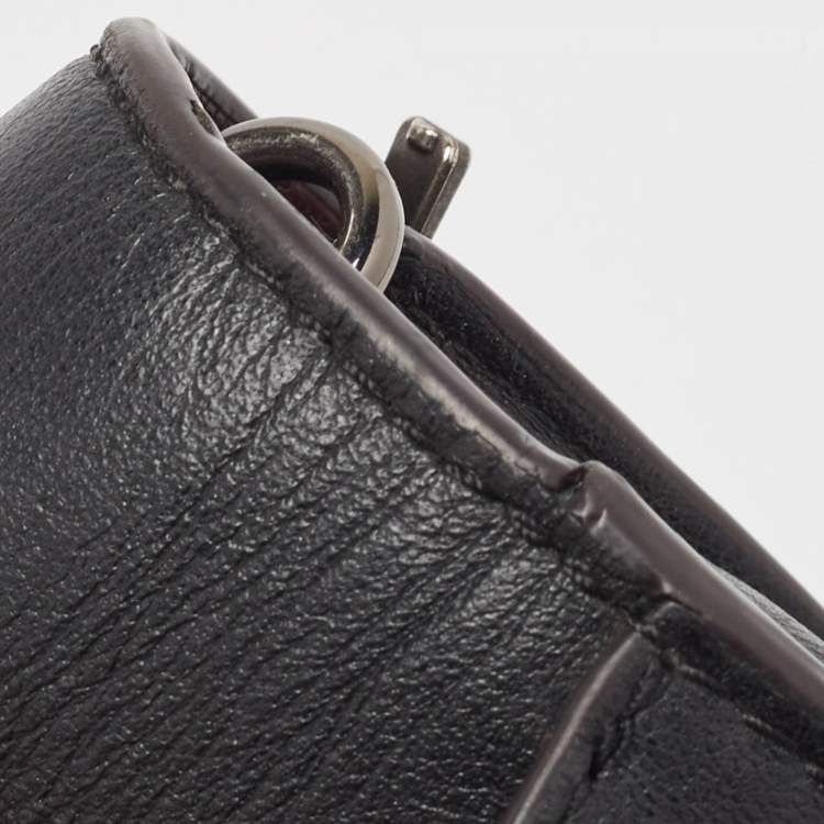 Pre Owned Coach x Selena Black Leather Hayden Crossbody Bag