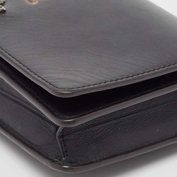 Pre Owned Coach x Selena Black Leather Hayden Crossbody Bag