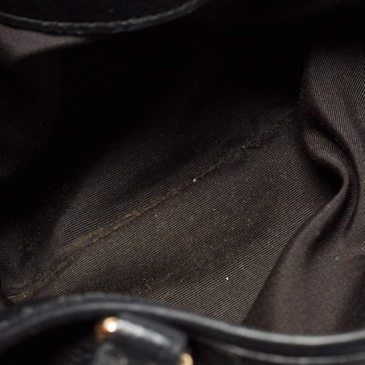 Pre Owned Coach Black Leather Morgan Tote