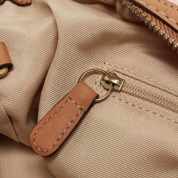 Pre Owned Coach Multicolor Signature Canvas Hobo