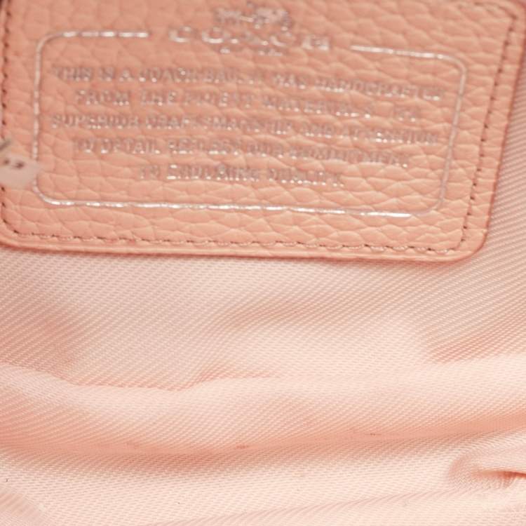 Pre Owned Coach Brown Leather Rivets Dakotah Crossbody Bag
