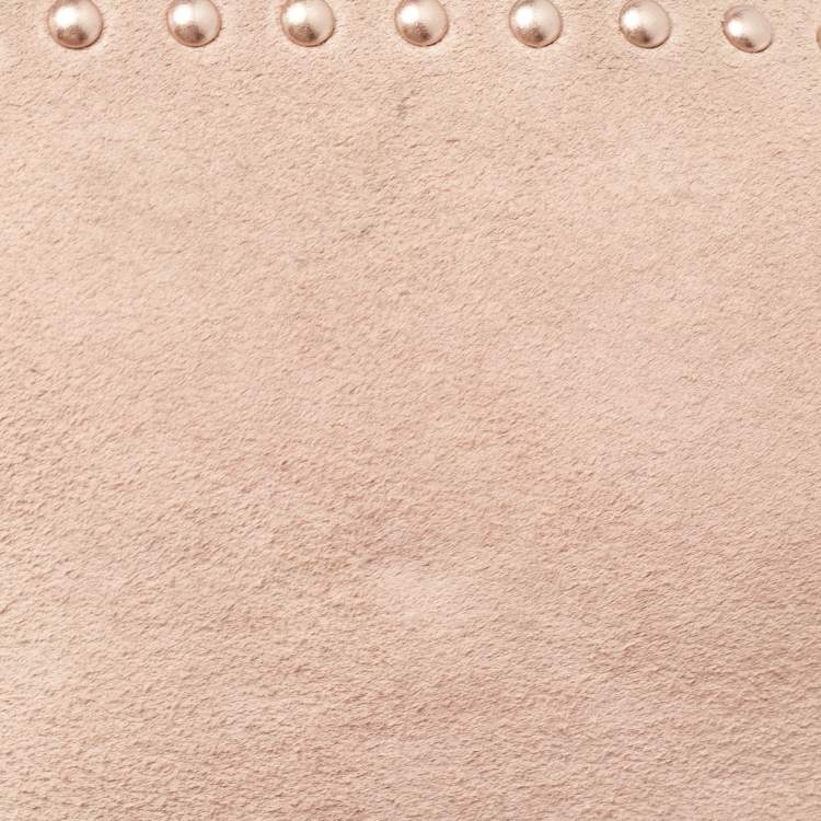 Pre Owned Coach Brown Leather Rivets Dakotah Crossbody Bag