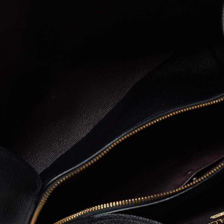 Pre Owned Coach Black Leather Hadley Hobo