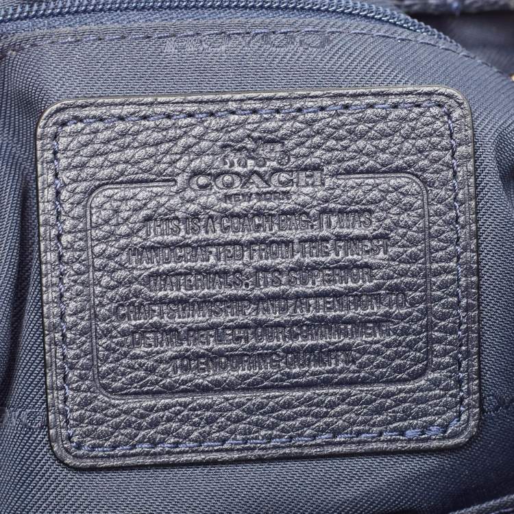 مملوكة مسبقًا Coach Black Leather Mini Turnlock Rucksack Backpack