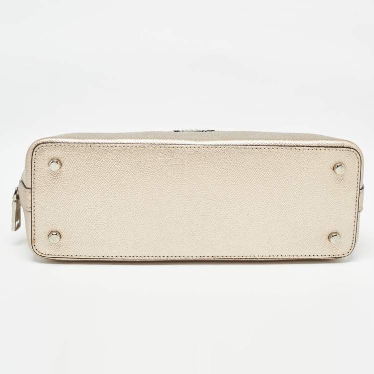 مملوكة مسبقًا Coach Metallic Leather Mini Sierra Satchel