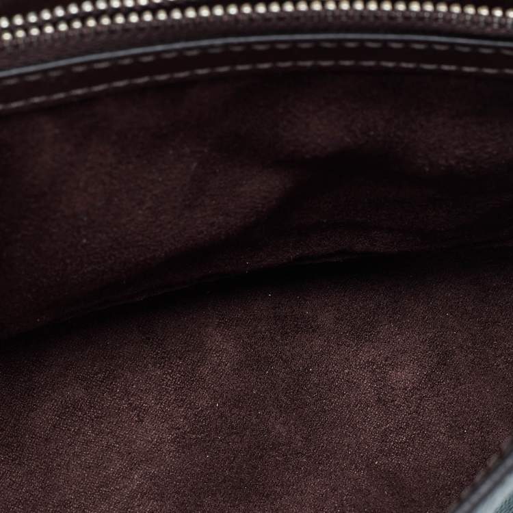 Pre Owned Coach Green Leather Tilly Top Handle Bag