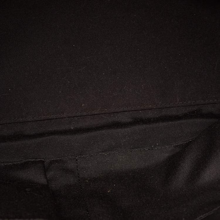 Pre Owned Coach Black Signature Canvas and Leather Bleecker Riley Tote