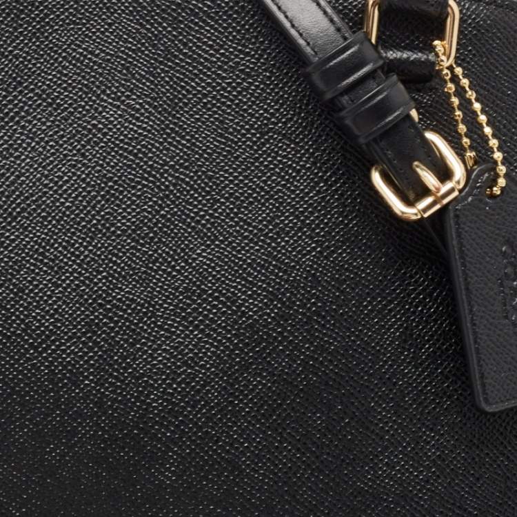 Pre Owned Coach Black Leather Sierra Satchel