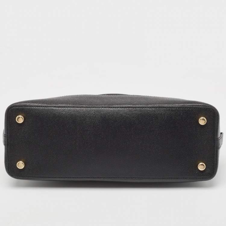 Pre Owned Coach Black Leather Sierra Satchel