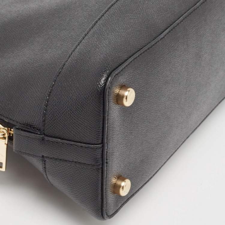 Pre Owned Coach Black Leather Sierra Satchel
