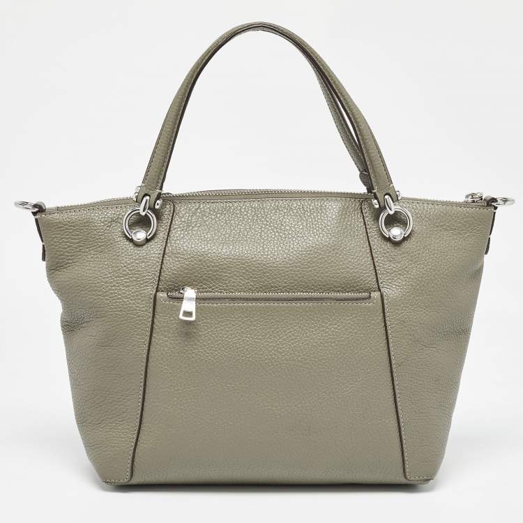 مملوكة مسبقًا Coach Green Leather Kacey Satchel