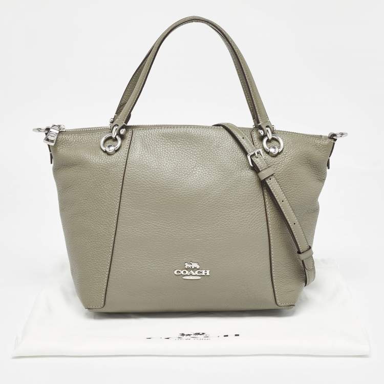 مملوكة مسبقًا Coach Green Leather Kacey Satchel