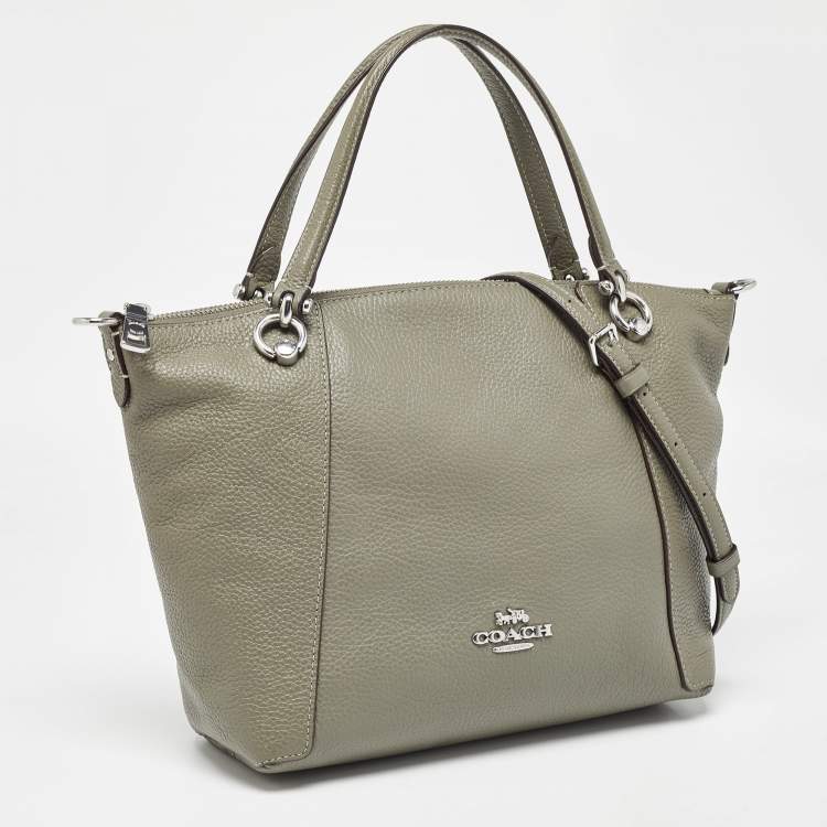 مملوكة مسبقًا Coach Green Leather Kacey Satchel