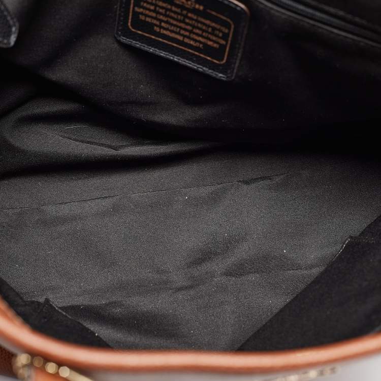 Pre Owned Coach Brown Leather City Zip Tote