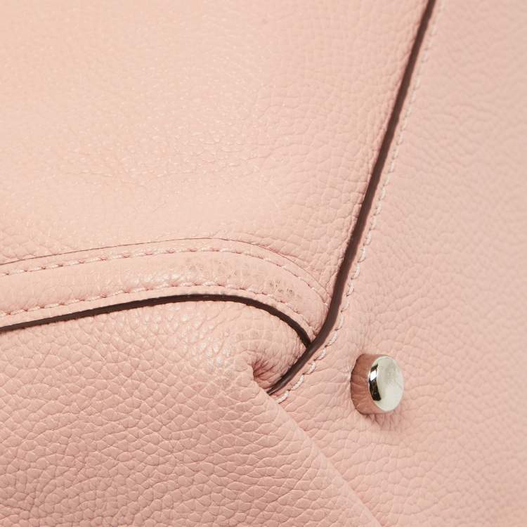 Pre Owned Coach Pink Leather Edie Shoulder Bag