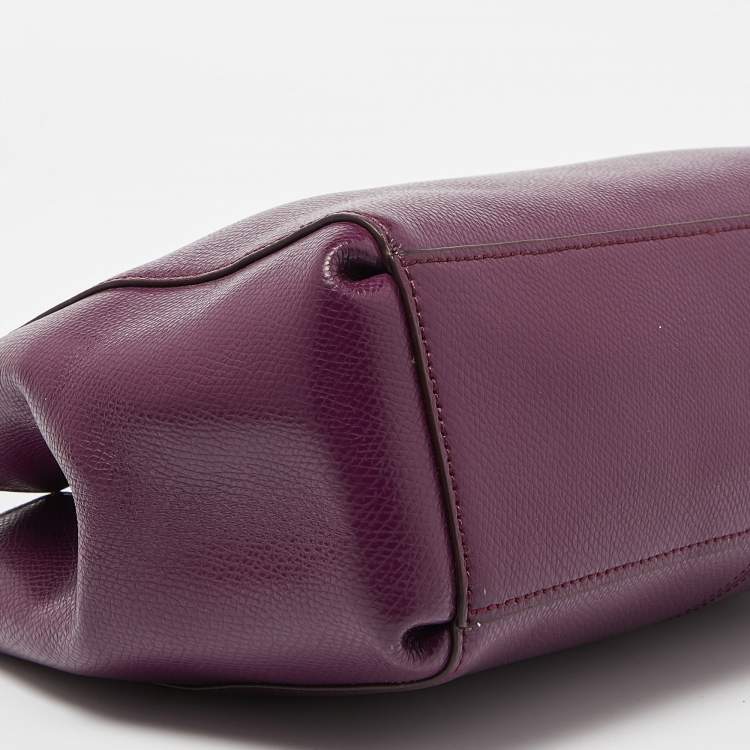 مملوكة مسبقًا Coach Purple Leather Christie Carryall Tote