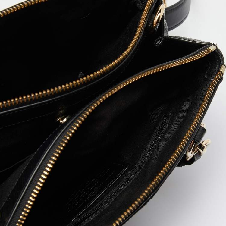 Pre Owned Coach Black Leather Minetta Satchel