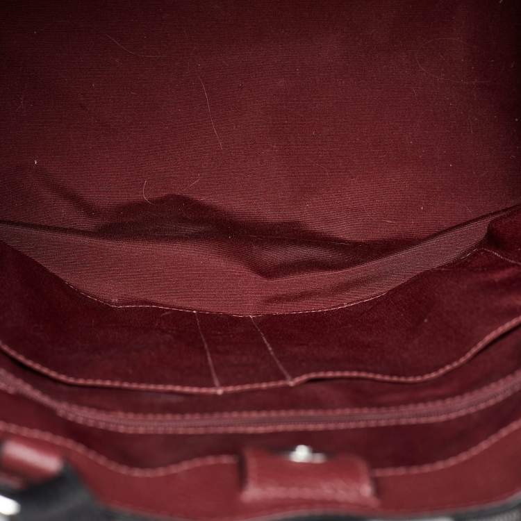 Pre Owned Coach Black Signature Canvas and Leather 40 Dempsey Tote