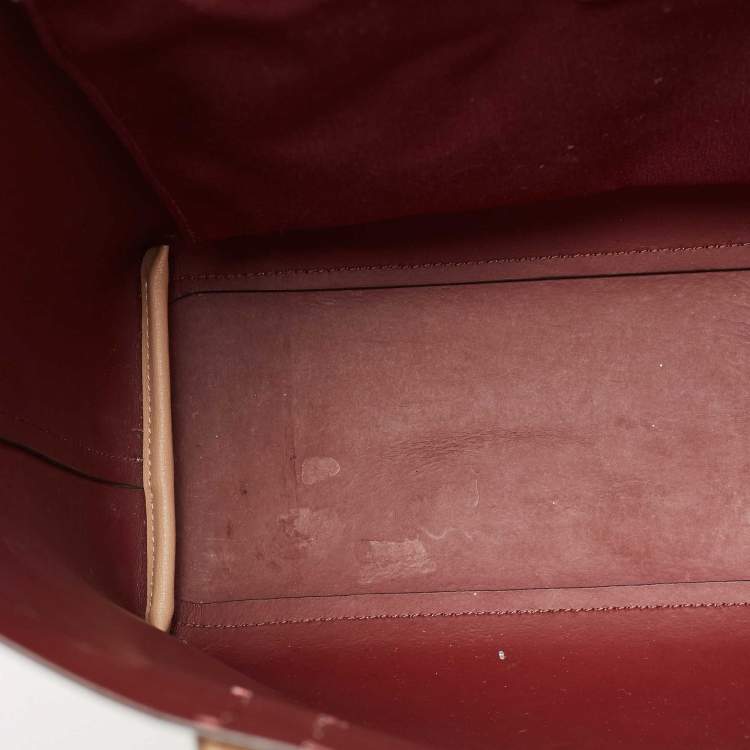 Pre Owned Coach Beige Leather Avenue Tote