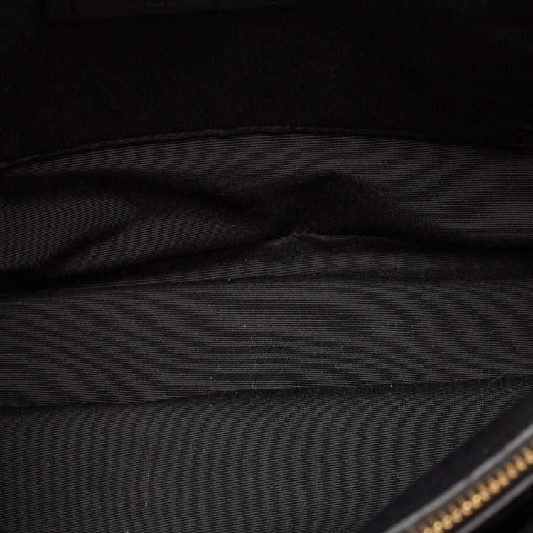 Pre Owned Coach Black Leather Casey Tote