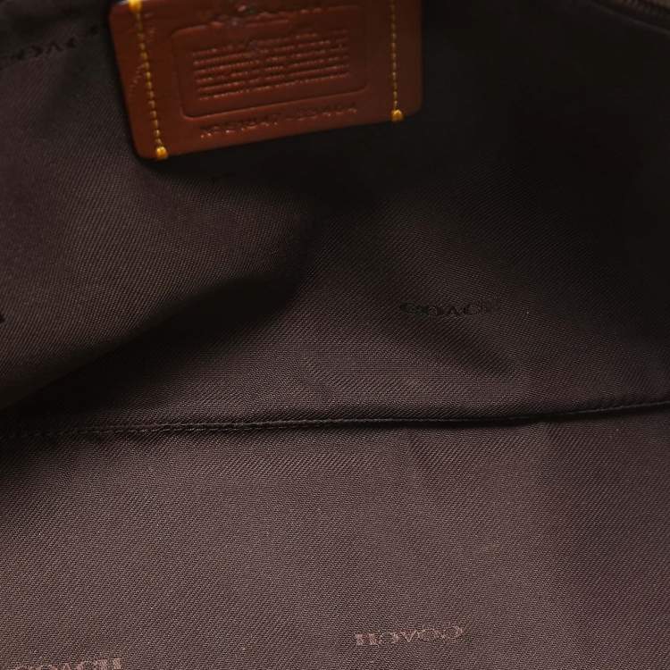 Pre Owned Coach Black Patent Leather Quinn Dome Bag